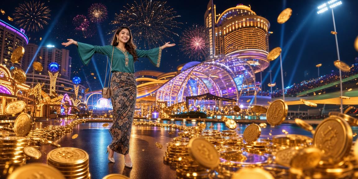 Suasana permainan di Genting Highlands sempena Hari Raya