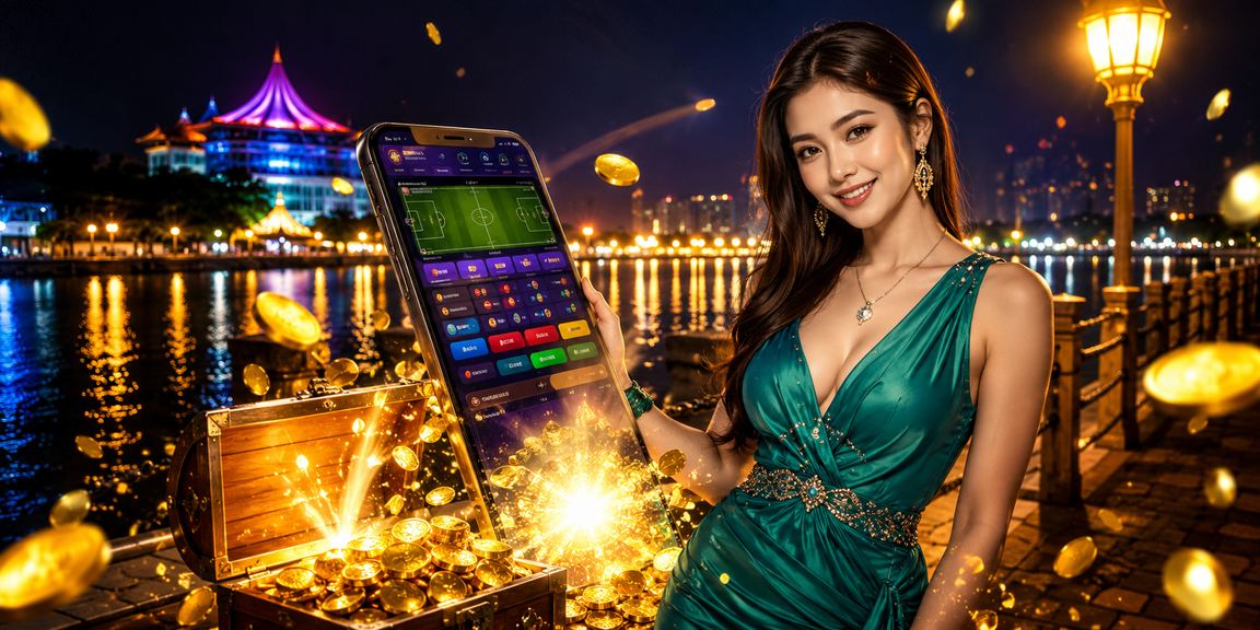 Pemain Malaysia menggunakan aplikasi kasino mudah alih untuk bermain slot